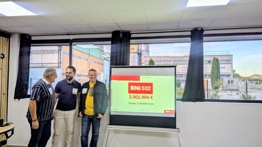 Le groupe BNI 532 de Valence a généré 2,9 millions d'euros de chiffre d'affaires par recommandations en un an